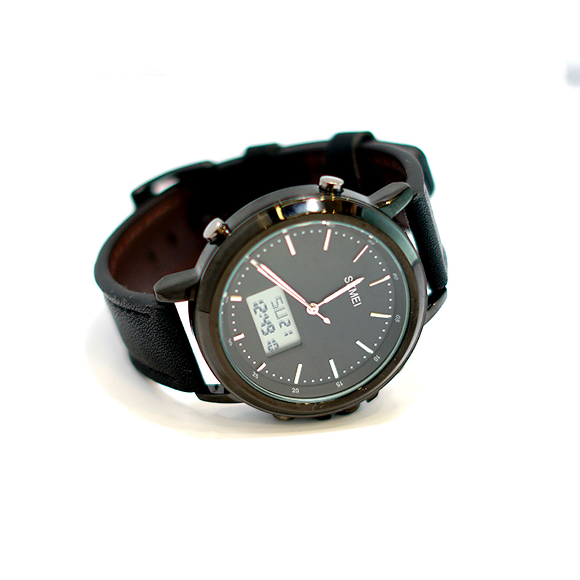 Black digital watch with a SKMEI brand