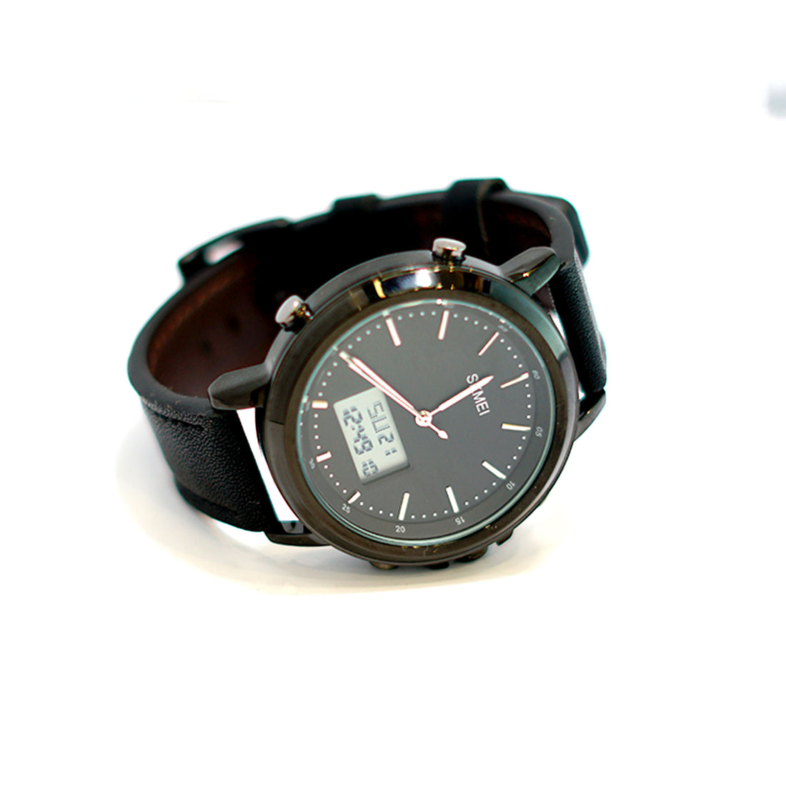 Black digital watch with a SKMEI brand