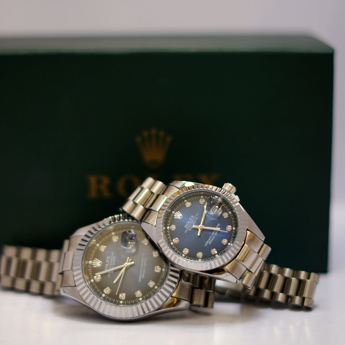 Rolex Datejust Couple Set with Diamond Dial, Fluted Bezel and Jubilee Bracelet