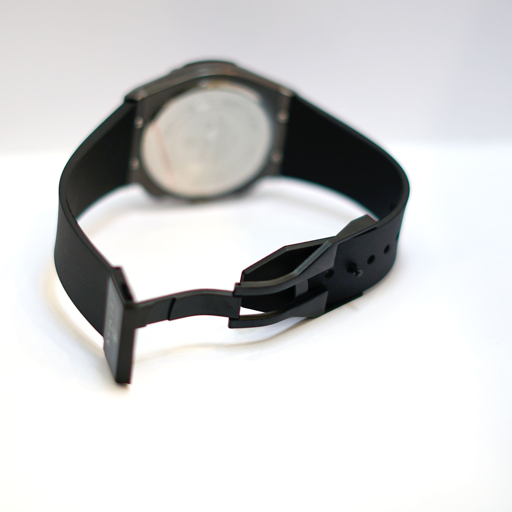 HUBLOT TIMES Gold Skeleton Chronograph Watch - Black Dial