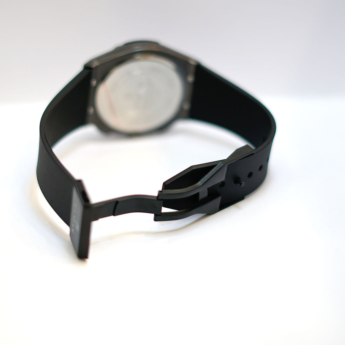 HUBLOT TIMES Gold Skeleton Chronograph Watch - Black Dial