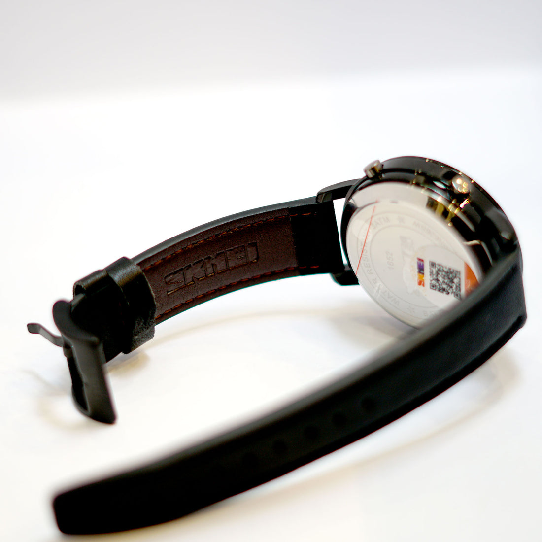 Black digital watch with a SKMEI brand